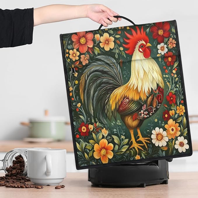 Rooster Kitchen Aid Mixer Cover Compatible Stand Mixer Dust Cover | Flower - Image 9
