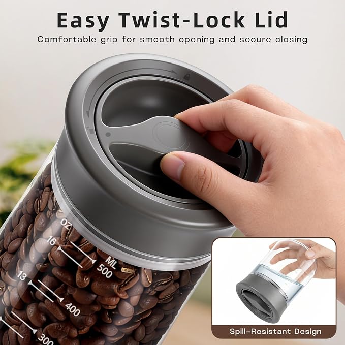 Coffee Canister, Glass Jars - Image 5