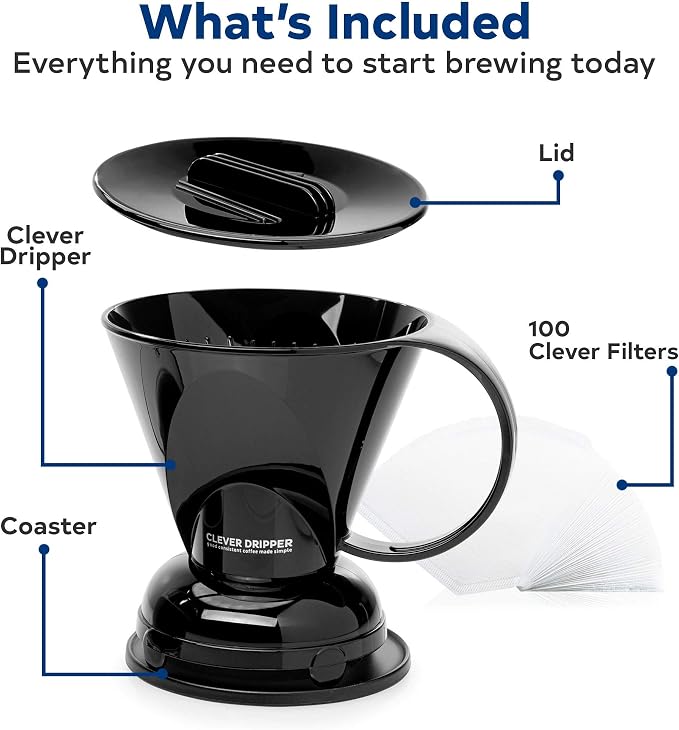 Clever Coffee Dripper and Filters, Large 18 oz| Barista's Choice| Safe BPA Free - Image 3