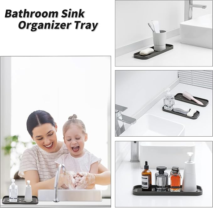 MicoYang Silicone Kitchen Sink Organizer Tray - Image 4