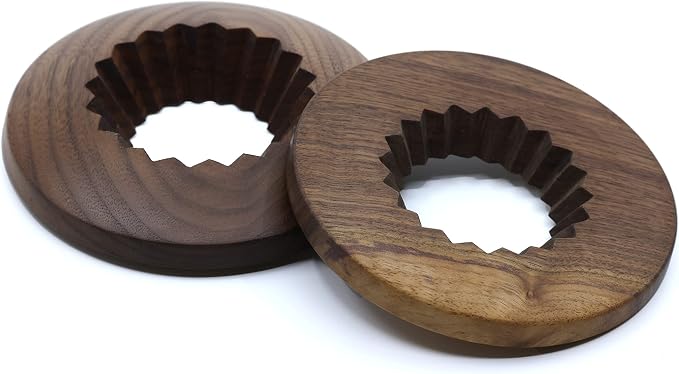 Handmade Origami Coffee Dripper Holder, Pour Over Coffee Stand, Walnut Wood by WALNUTCOFFEE
