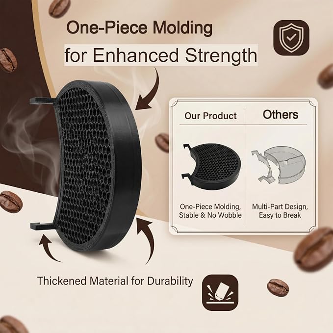 Drip Tray Replacement for Nespresso Vertuo Plus, One-Piece Molded Coffee Drip - Image 2