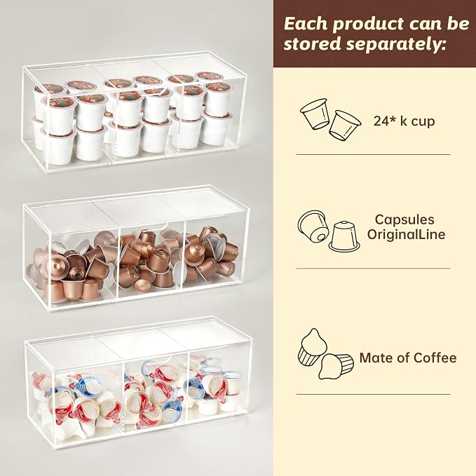 BEYGORM Acrylic Coffee Pod Holder - Image 4