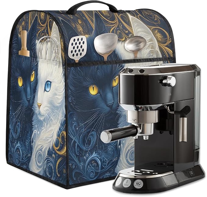 Cat Kitchen Aid Mixer Cover Compatible Stand Mixer Dust Cover | White Black - Image 5