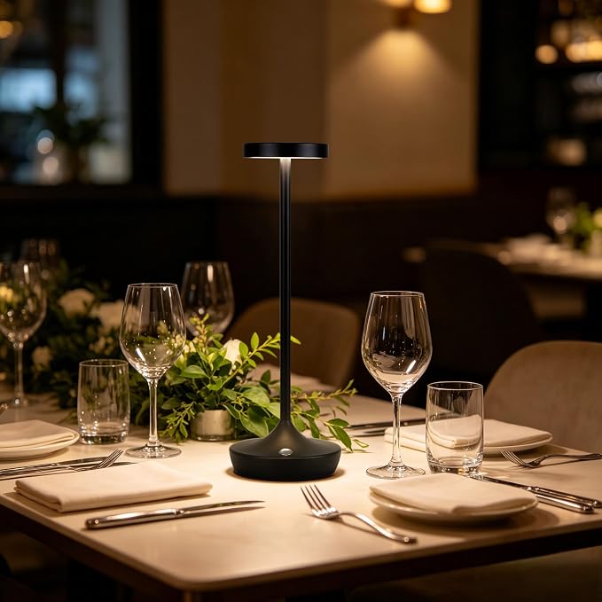 Rechargeable Cordless Table Lamps, 6000mAh Portable LED light, Battery Operated - Image 2