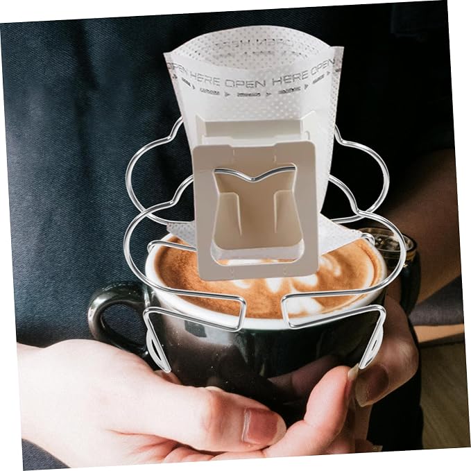 Coffee Cone Filter Holder Stand Filter Bag Holder Drip Bag Rack Stand High - Image 2
