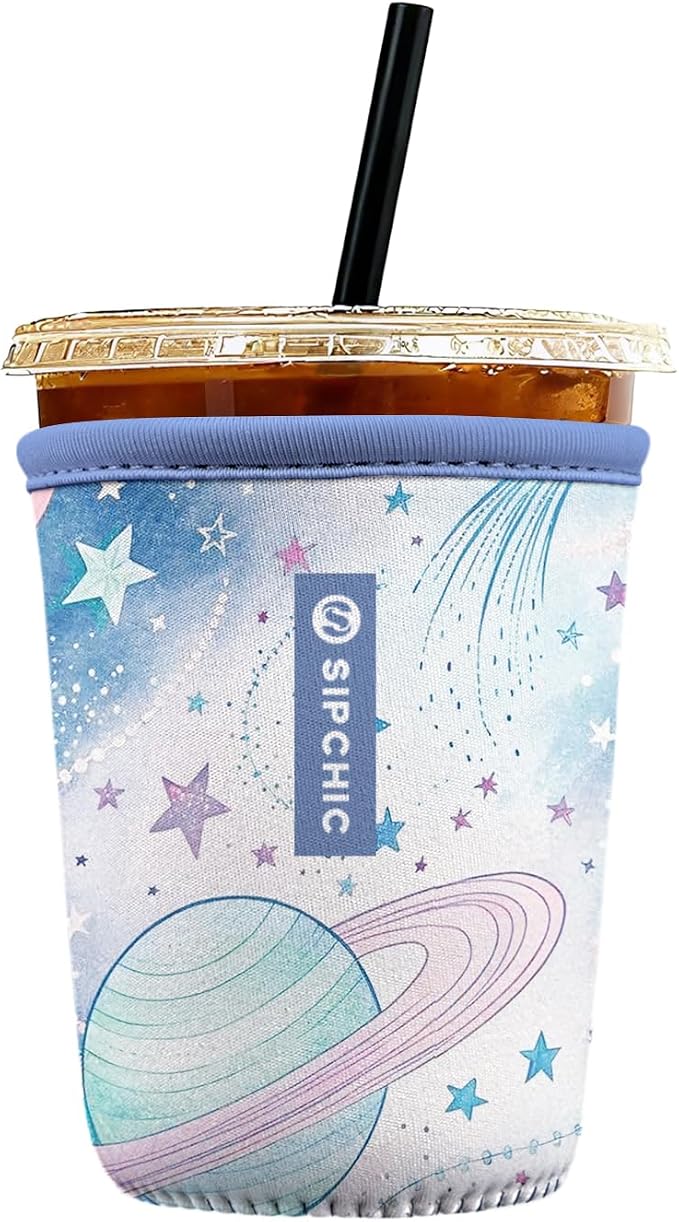 Iced Coffee Sleeve – Neoprene Reusable Cup Sleeves by Unknown