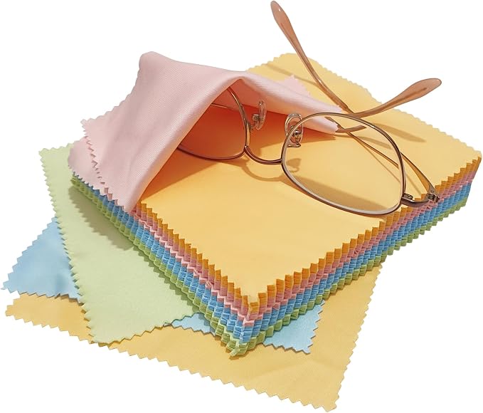 100pcs Microfiber Glasses Cleaning Cloth Lens Cleaning Cloths - Image 3