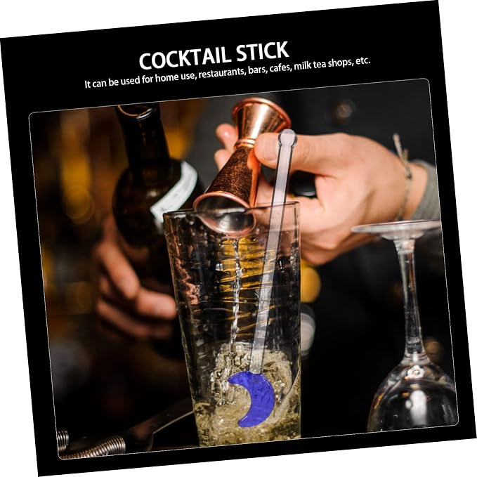 Cabilock 6Pcs Glass Swizzle Sticks, Stirrers - Image 7