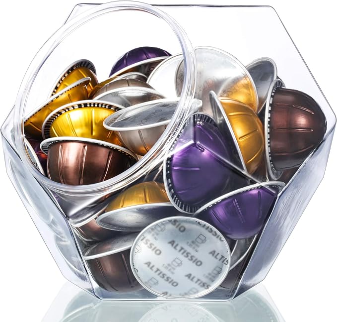 Large-Capacity 12-Sided Polygon Elegant Coffee Pods Holder by RUSFOL