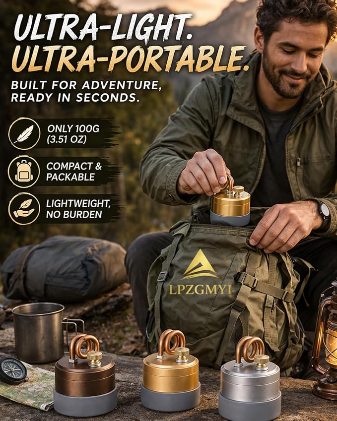 Mini Alcohol Gas Stove, High-Power Portable Mini Outdoor Spirit Burner & - Image 2