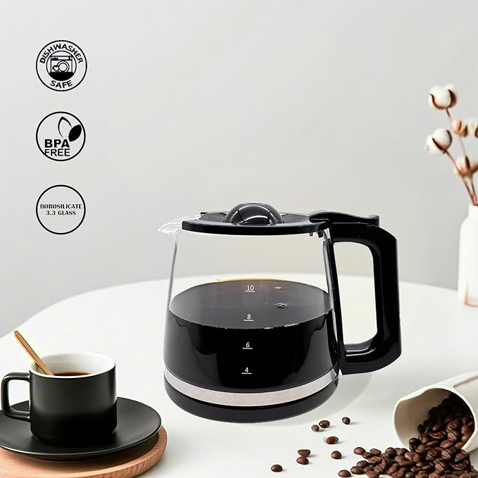 12 Cup Coffee Pot replacement Compatible Mr. Coffee replacement pot, Fit RF - Image 5