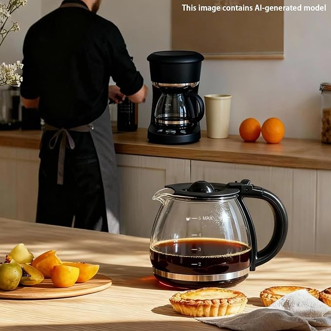5 Cup Replacement Coffee Carafe, Fits Mr Coffee 5-cups Coffee Machines Model - Image 6