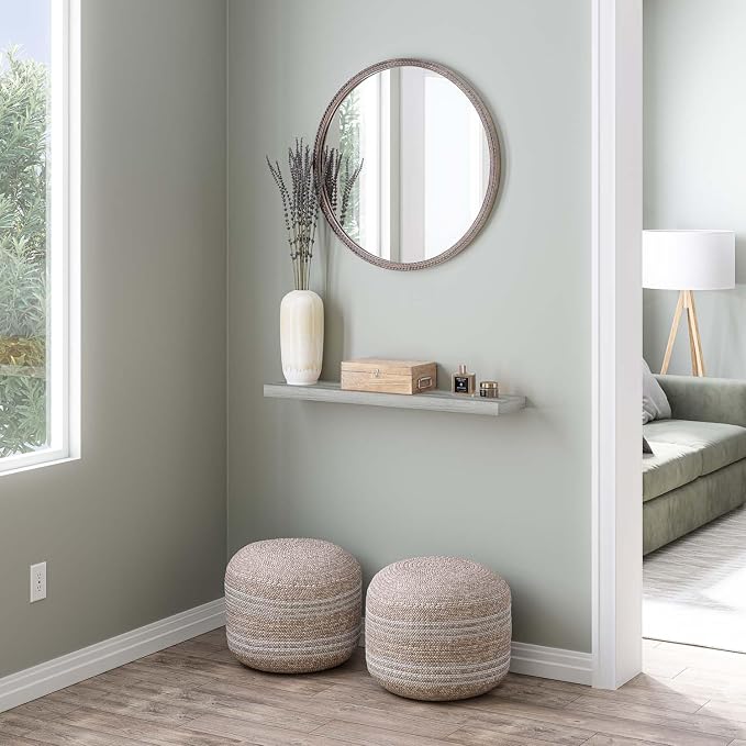 Ballucci Floating Shelf, Living Room, Rustic Gray - Image 2