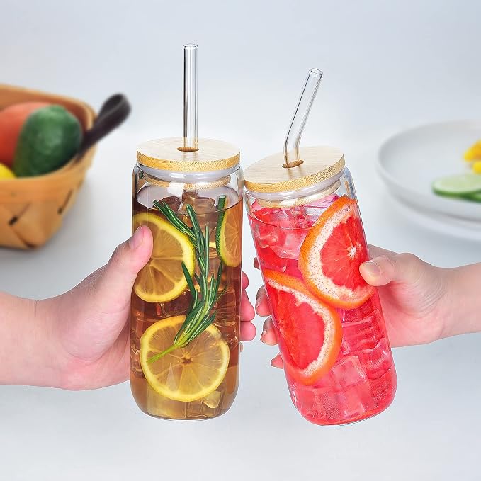 SENTVEND 20 Oz Drinking Glasses - Image 4