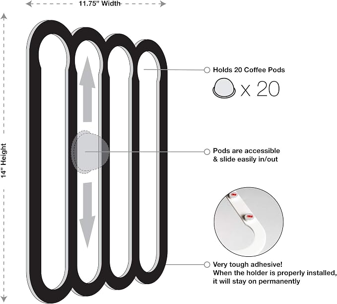 Demi's Home Adhesive Coffee Pod Holder - Image 2