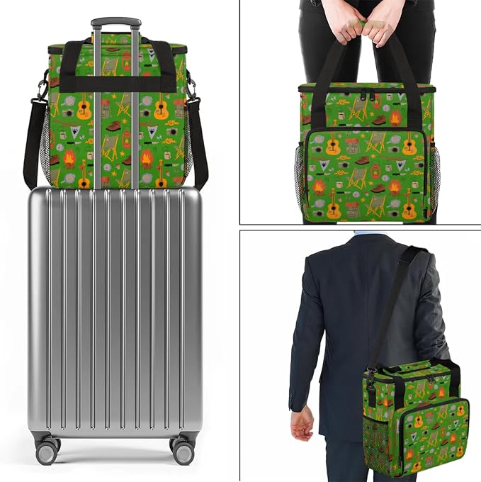 Camping Coffee Maker Travel Bag, Camping Large Carrying Storage Case Insulated - Image 7