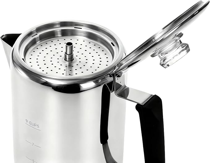 Cididu Camping Coffee Pot Stainless Steel, Coffee Pot Outdoors, Durable Stove - Image 3