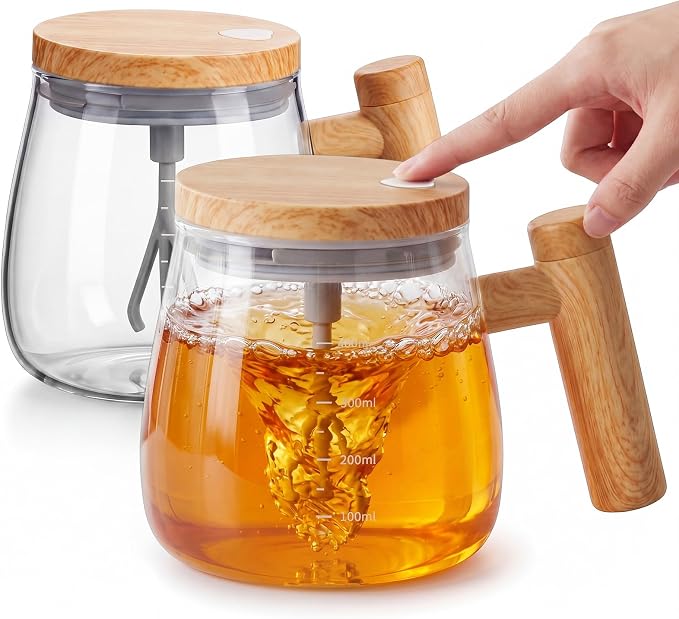 Maxcheck 2 Pcs Self Mixing Coffee Mug by Maxcheck