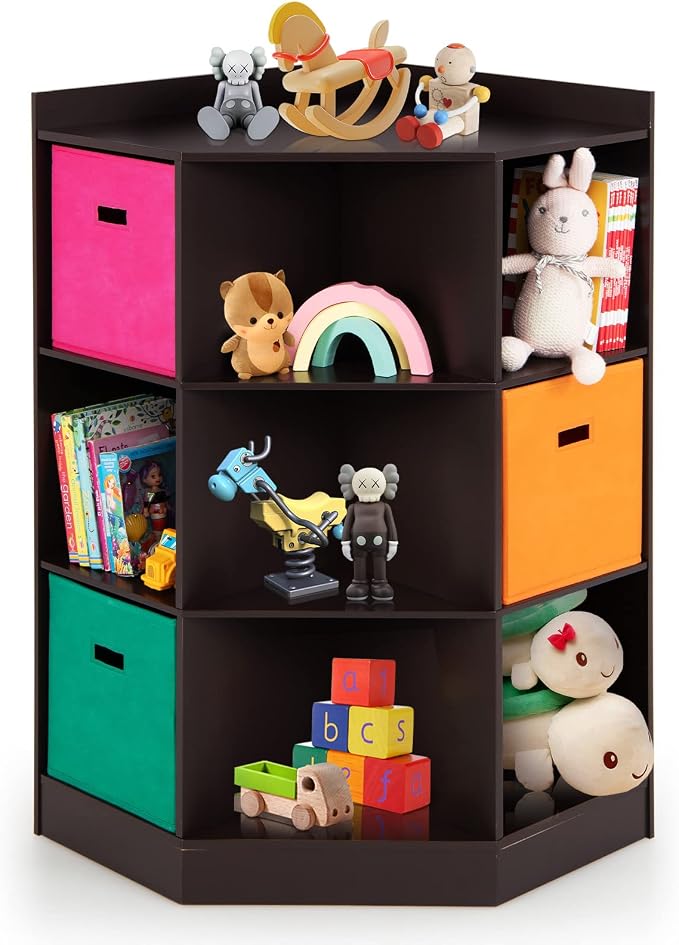 HONEY JOY Kids Toy Storage Organizer, 9-Cubby Toy Bin Organization Storage by HONEYJOY