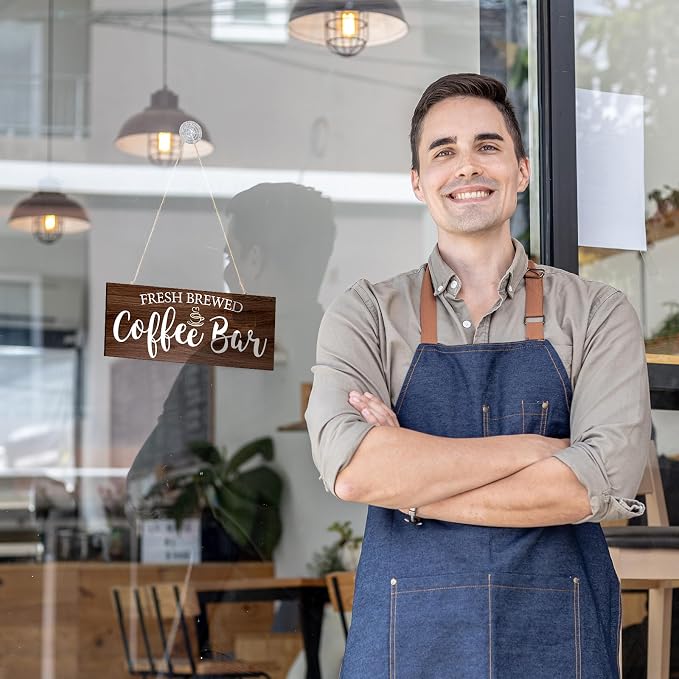 Rustic Coffee Bar Sign Wall Decor - Image 7