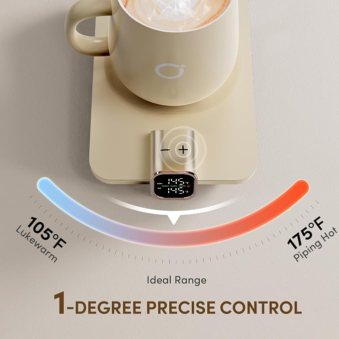 Coffee Mug Warmer & iKago Mug Set, Temperature Control Smart Heated Mug - Image 3