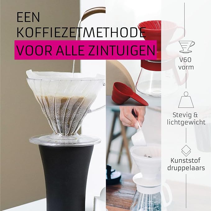 HARIO VDR-01-T Transparent Dripper 01 Clear Coffee Hand Drip - Image 2