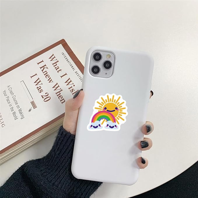 110PCS Sunshine Stickers, Colorful Waterproof Vinyl Decals - Image 4
