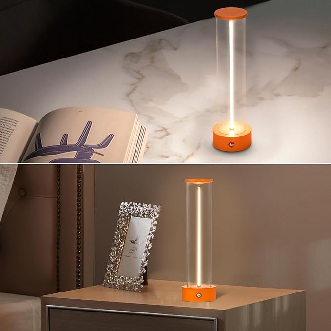 Cordless Portable LED Table Lamp, Modern Nightstand Lights - Image 8