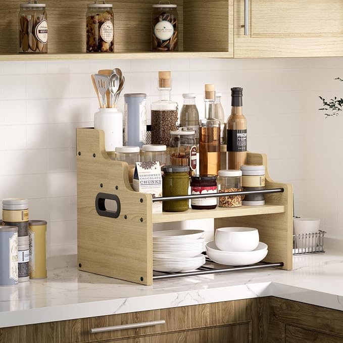 4-Tier Wood Display Shelf Wine Rack - Image 5