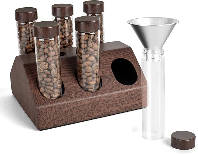 Single Dose Coffee Bean Storage 6 Tubes by Guolich