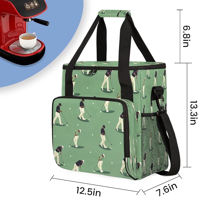 Golf Player Coffee Machine Bag Compatible - Image 2