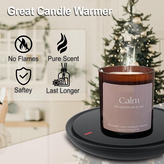 Candle & Coffee Warmer for Desk - Image 2