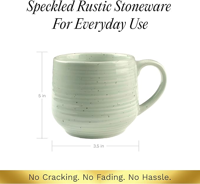 Sango Siterra Artist's Blend 17 oz. Stoneware Mug Set- Service - Image 6