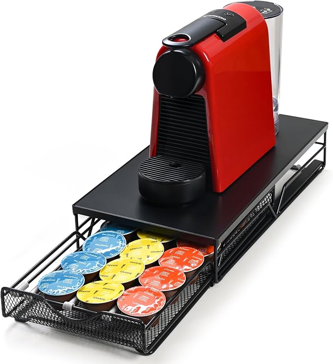 FrutPunch Coffee Pod Holder is Pull-Out and has an Adjustable Lever, K Cup by FrutPunch