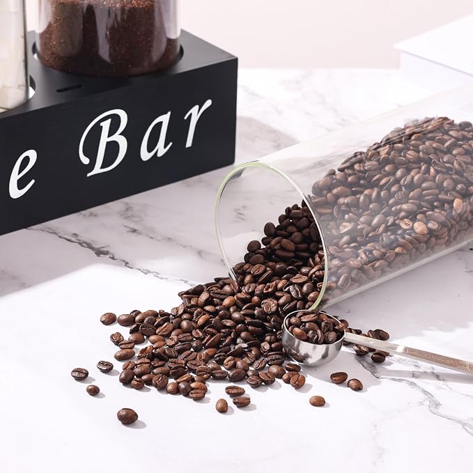 ZOMUIA Glass Coffee Containers Airtight Coffee Bean Storage Jars - Image 9