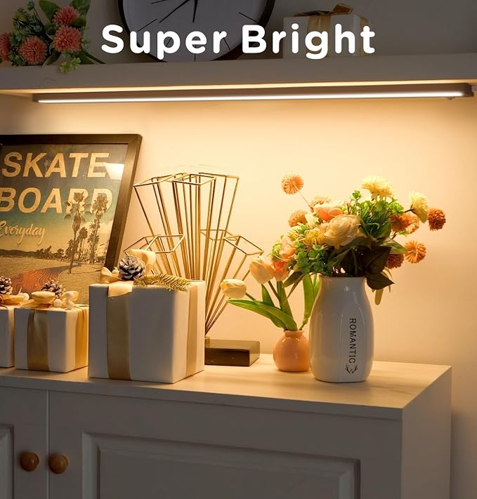 36 Inch Under Cabinet Lighting Plug in, 20W 120V 3 Color 3000K/4000K/5000K - Image 2