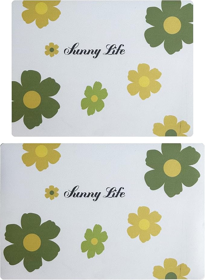 PIGCHCY Dish Drying Mat 2-Pack by PIGCHCY