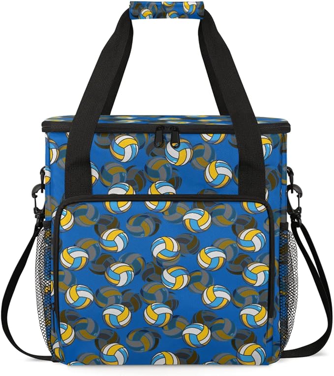 Volleyball Coffee Maker Travel Bag, Volleyball Large Carrying Storage Case by Home