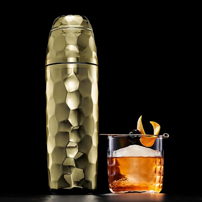HexClad 25 oz Cocktail Shaker, Vacuum Insulated Bar Shaker - Image 6