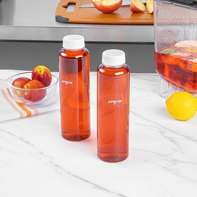Restaurantware Label Tek 1.9 x 1 Inch Sangria Juice Bottle Labels 100 - Image 8