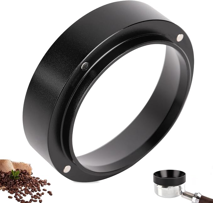 51/53/58mm Espresso Dosing Funnel, Aluminum Coffee Dosing Ring by HERCHR