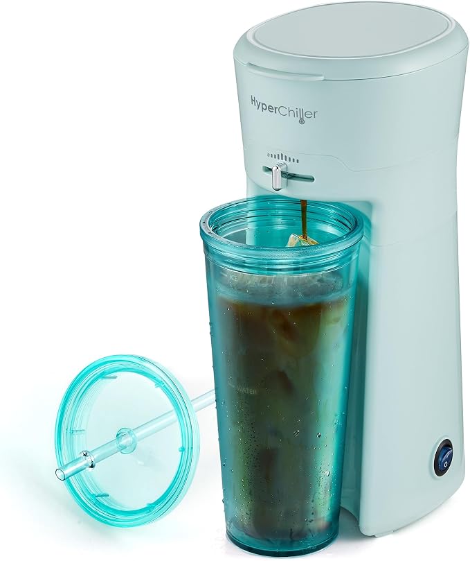 HyperChiller EHC824 Iced & Hot Coffee Maker, Adjustable Flow/Strength Lever by EliteGourmet