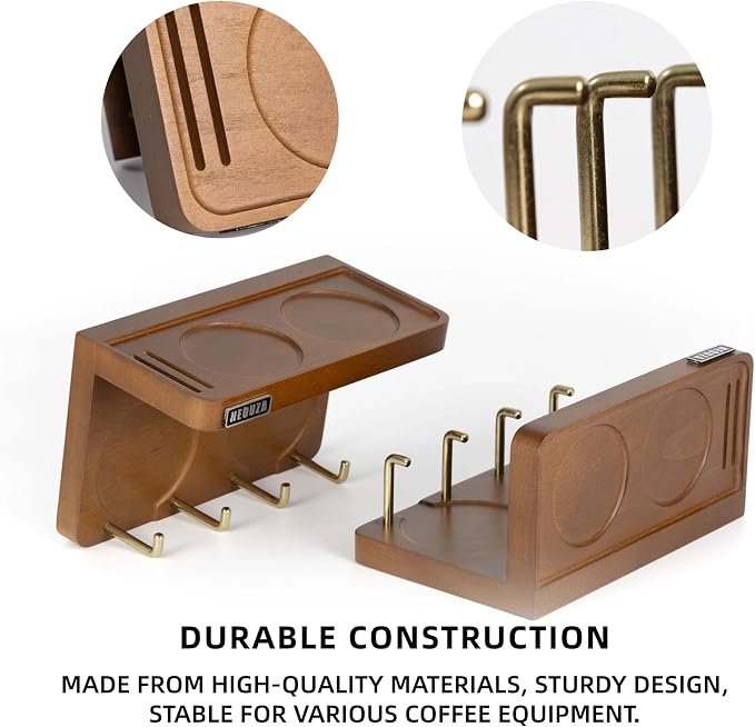 NEOUZA Mini Espresso Accessories Holder Station Wall Mounted Organizer - Image 8