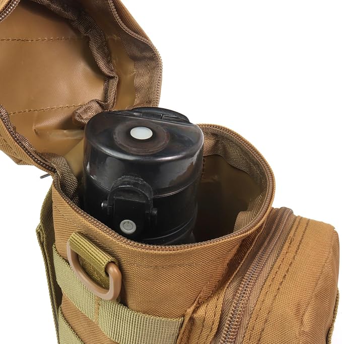 Tactical Military MOLLE Water Bottle Pouch H2O Hydration Carrier Holder - Image 5