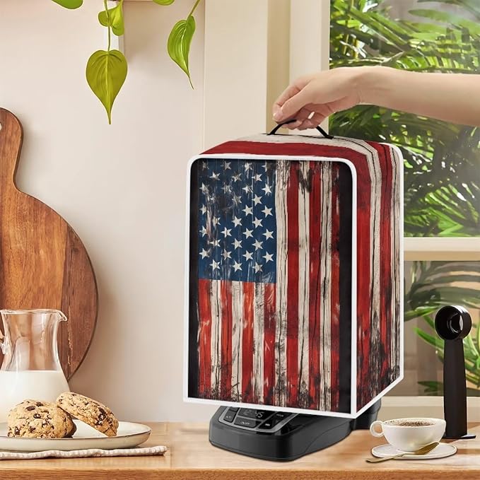 Old American Flag Coffee Maker Covers - Image 5