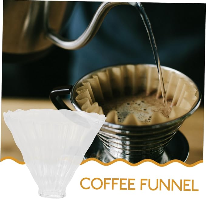 ORFOFE 2pcs Heat Resistant Large Glass Coffee Dripper Thickened Borosilicate - Image 2
