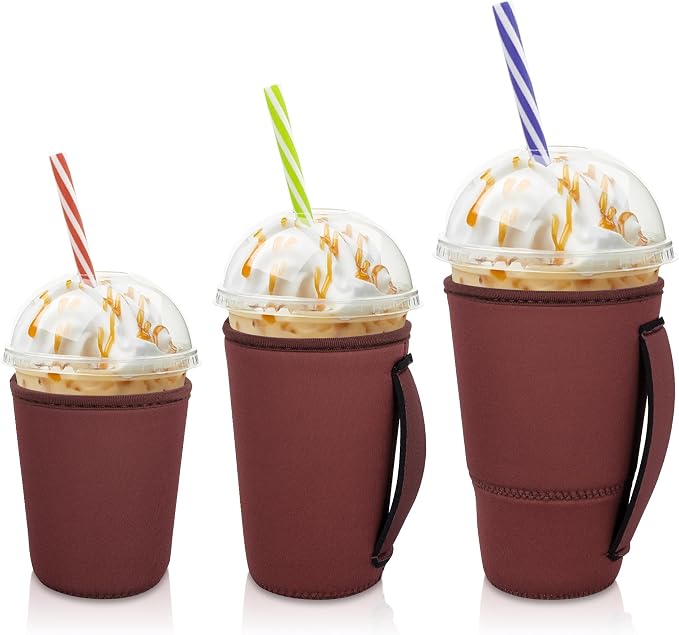 Iced Coffee Sleeve Insulator Sleeves by AJLTPA
