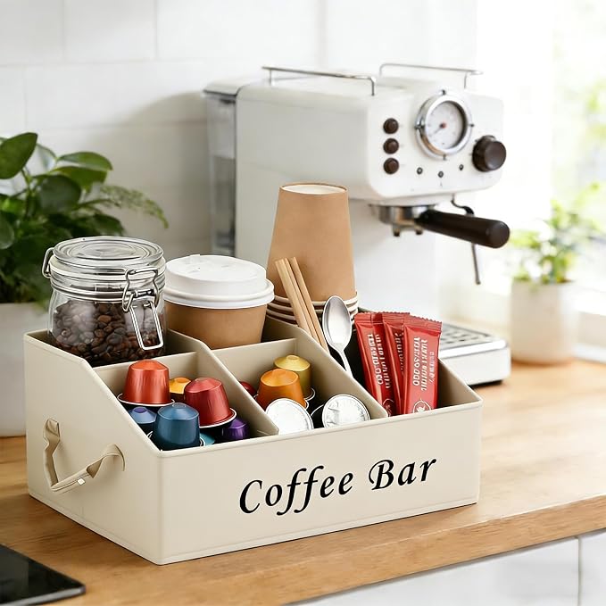Coffee Station Organizer for Counter, Coffee Bar Organizer - Image 5