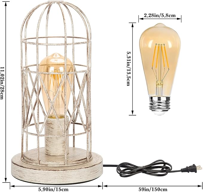 Small Table Lamp, Touch Control Table Lamp - Image 3
